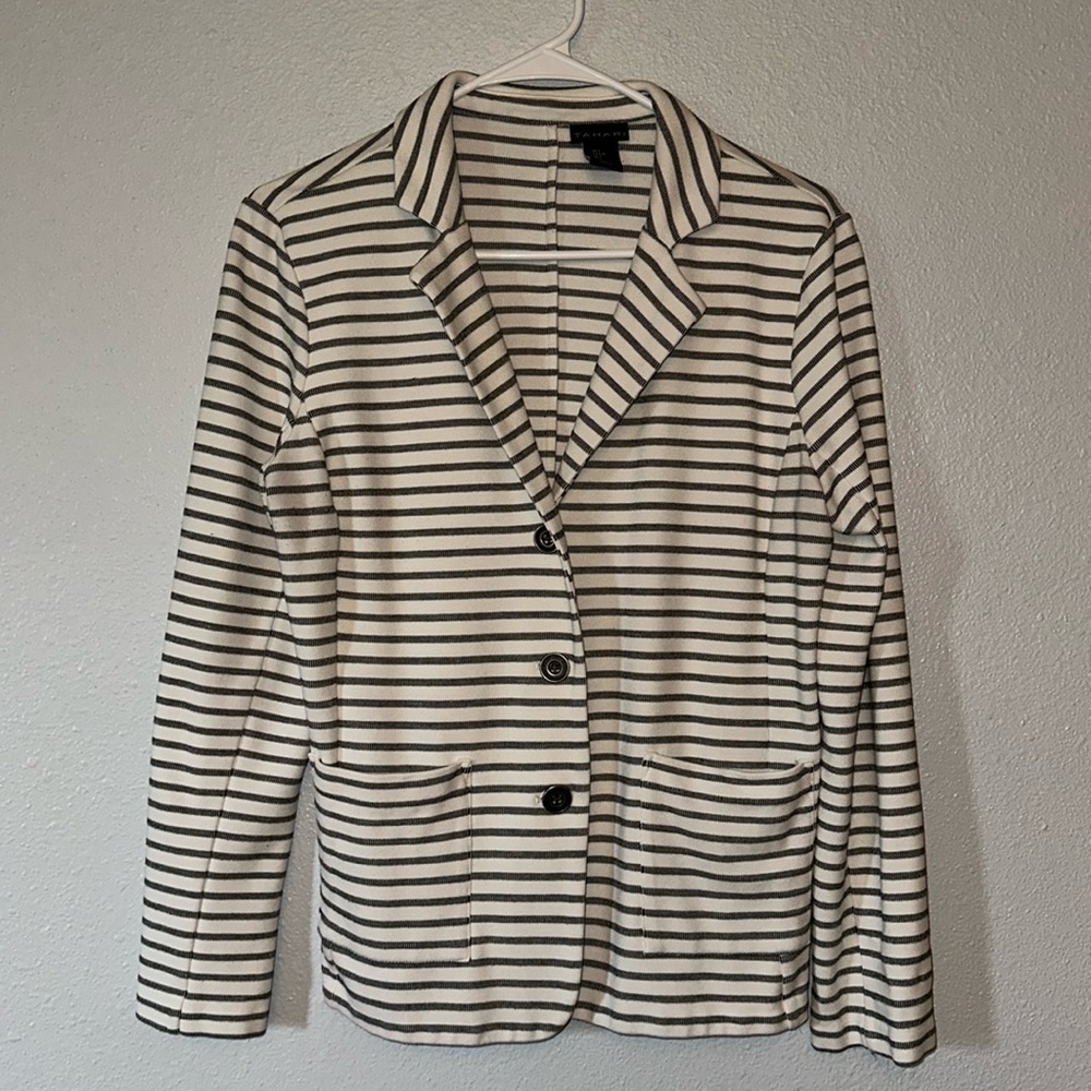 Stretch knit blazer